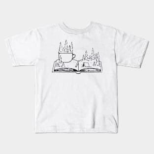 Coffee and Book Kids T-Shirt